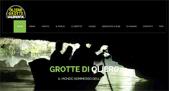 Desktop Screenshot of grottedioliero.it